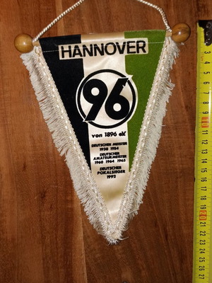 Hannover vintage banner with felt texture in very good condition