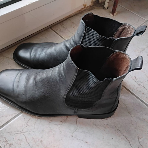 Leather Chelsea boots size 46 used