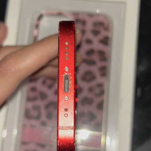 Apple iPhone 13 mini 128GB, red, with Guess case