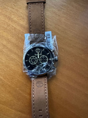 Timberland wristwatch new, brown