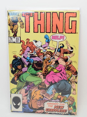 The Thing #33 comic used, Marvel Comics 1986