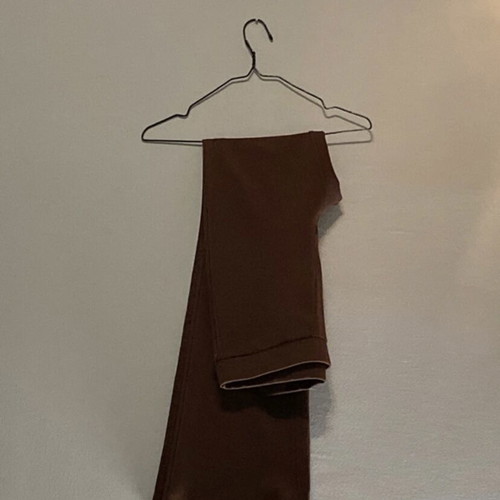 Brown elastic flare pants Arena like new, size S