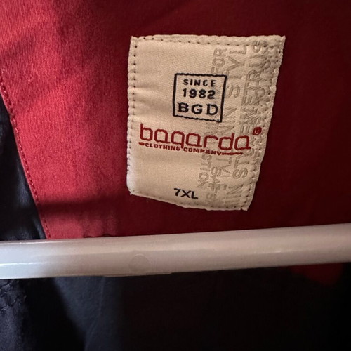 Men's shirt 7XL like new, blue and red