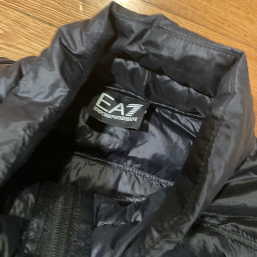 Emporio Armani EA7 puffer jacket black size S new