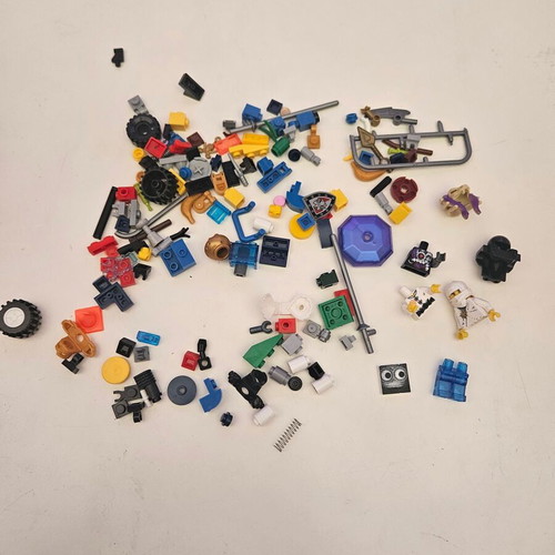 Assorted loose toys used, as shown in photo