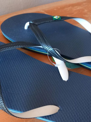 Mares flip flops new, sizes 44, 45 & 46, blue and black