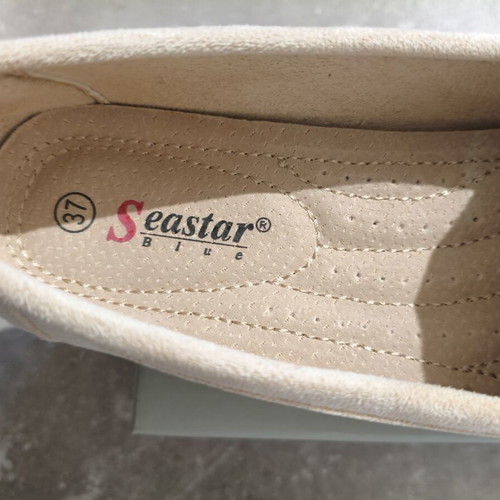 Seastar women's moccasins castor beige size 37 new