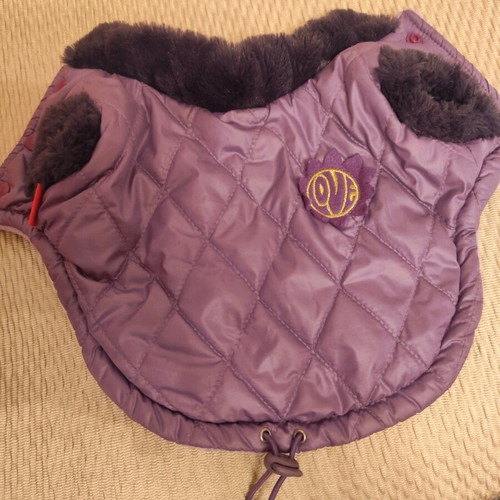 Dog jacket like new for small dogs