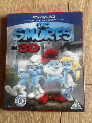 The Smurfs Blu-Ray 3D като ново με αγγλικούς υπότιτλους