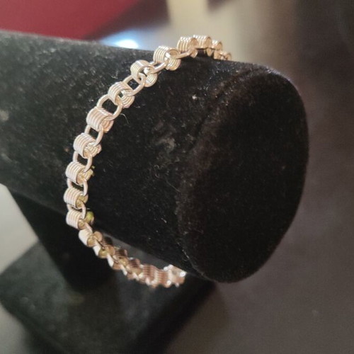 Silver 935 chain bracelet new, length 19.5cm