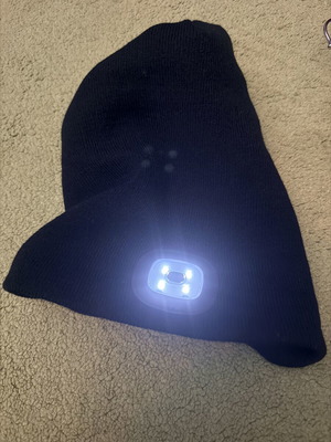 Led Light Beanie Hat like new