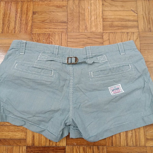 Superdry medium checkered shorts like new