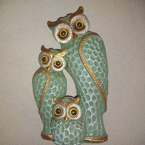 Decorative table owl figurine new, 23cm height