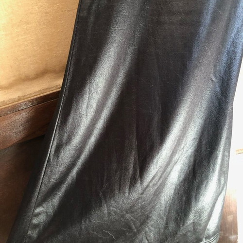One-piece leather bell dress new, size M, black