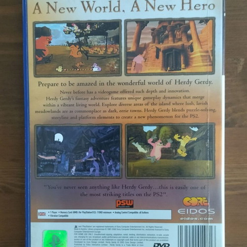 Herdy Gerdy PlayStation 2 game used, action