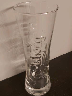 Carlsberg beer glasses like new, large pack of 6