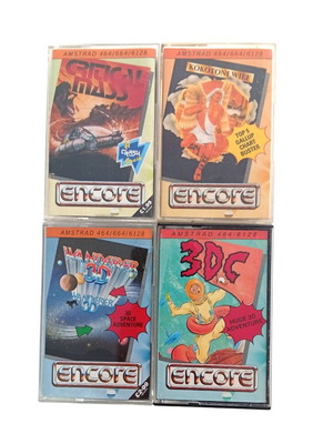 Amstrad Games lot of 4 new NOS games