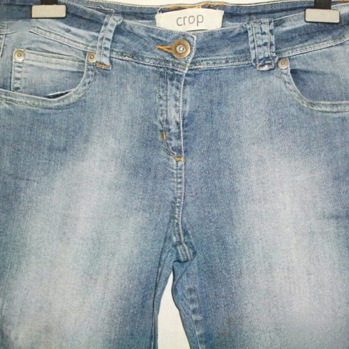Crop jeans women's denim bermuda shorts used, sizes XL-XXXL