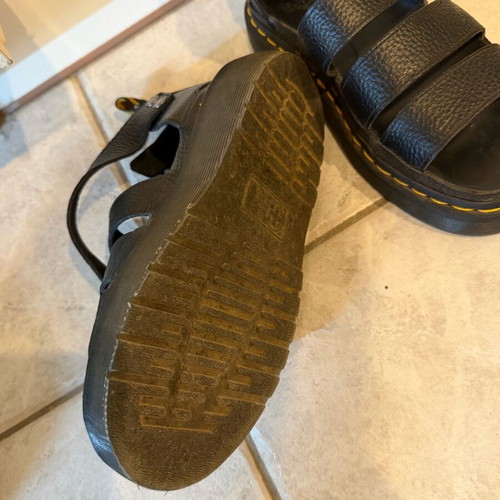 Dr. Martens sandals size 37 like new, black