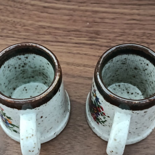 Vintage German shot glasses set of two, new