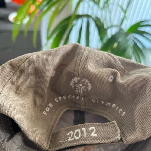 USA Flag 2012 Law Enforcement Illinois cap like new, beige