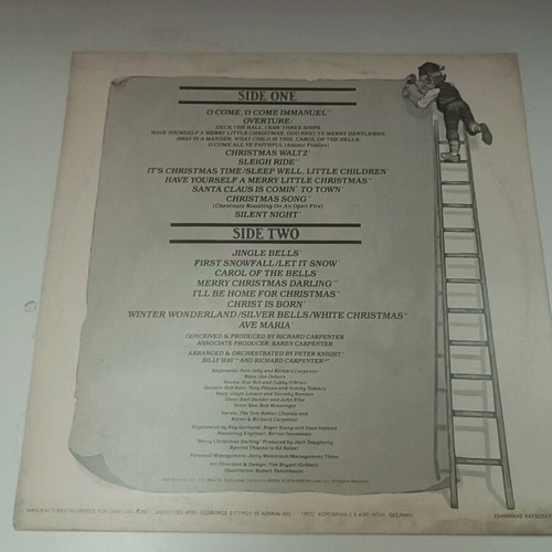 Carpenters Christmas Portrait 1978 vinyl used