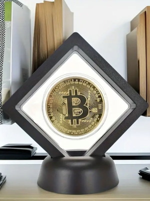Bitcoin collectible in case new