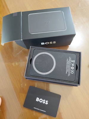 Boss Iconic MagSafe Power Bank 3000mAh with USB-C Power Delivery port black new