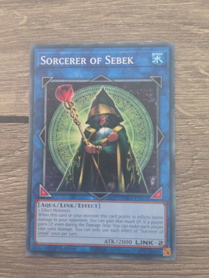 Sorcerer of Sebek Yu-Gi-Oh! card