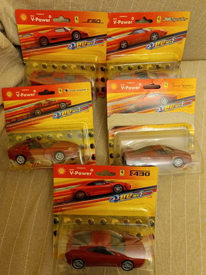 Ferrari Shell V-Power collection with 20 new Hot Wheels cars 1:38 scale
