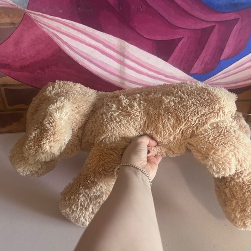 Big Floppy Plush Puppy dog like new, beige