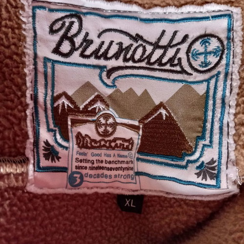 Brunotti fleece jacket men's XL used, multicolor