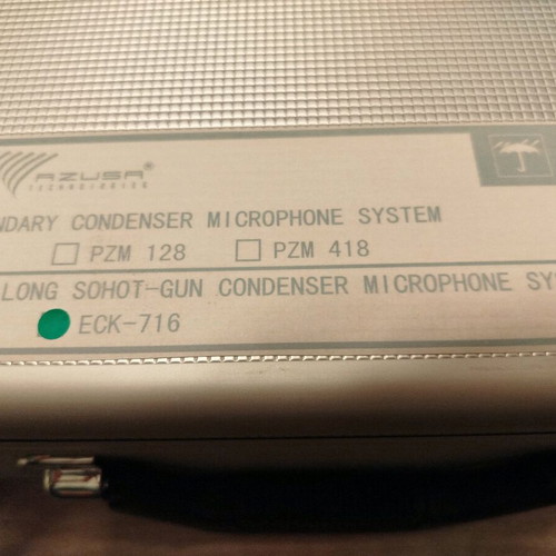 Directional microphone new with case, super directivity 80 Hz-12KHz