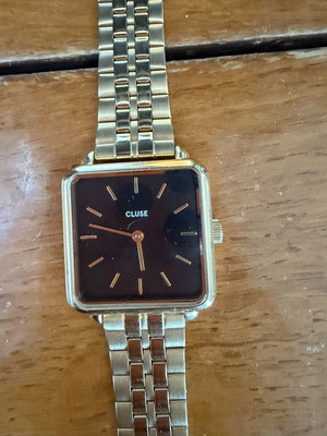Cluse La Tetragone Gold Stainless Steel Watch like new, women's