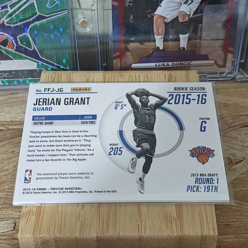 Jerian Grant Freshman Fabrics Jumbo Prestige 2015-2026 RC like new