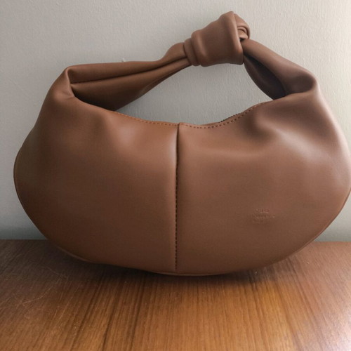Women's handbag new brown faux leather 35×15 cm