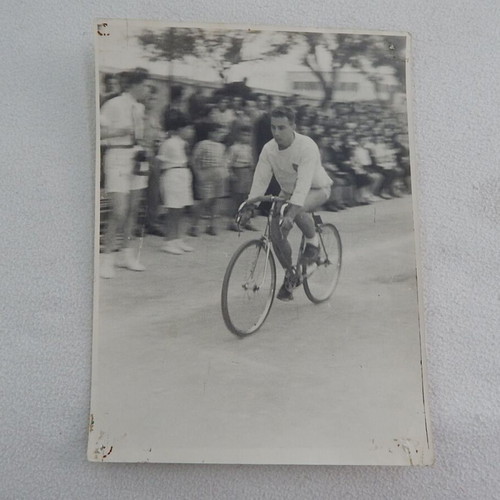 Cycling race Athens 1953 authentic photo used