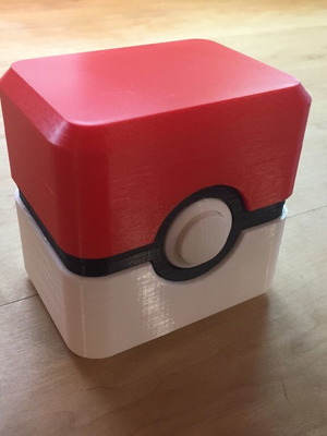 3D Printed Pokéball Greatball Game Case for Nintendo Switch