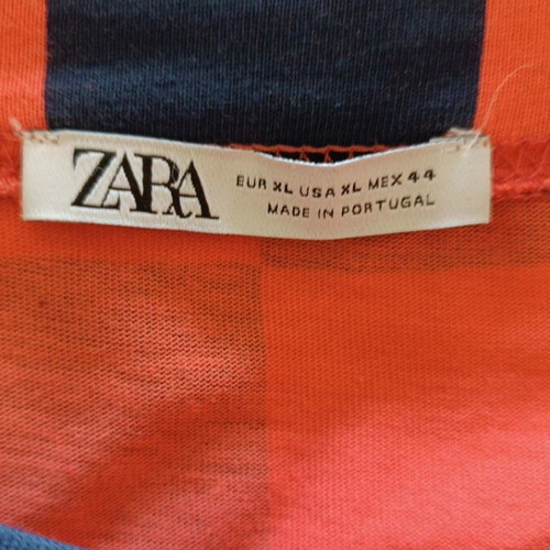Zara T-shirt like new, blue and pink, XXL-3XL