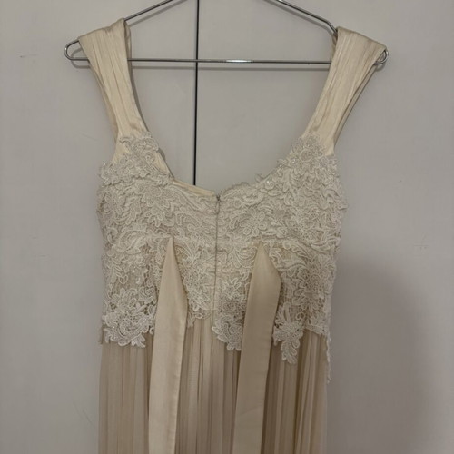 Cinema Haute Couture wedding dress new with embroidered crystals and satin details