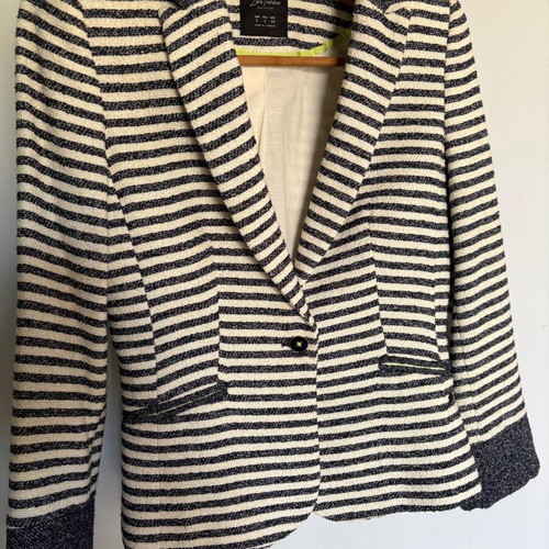 Zara Short Fitted Jacket S like new, nautical style