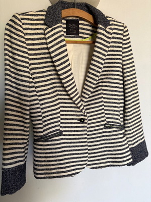 Zara Short Fitted Jacket S like new, nautical style