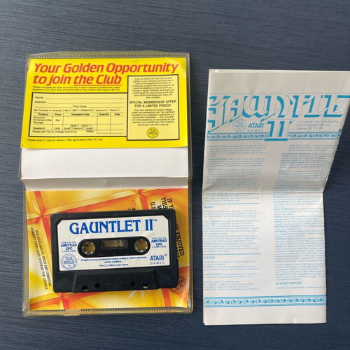 Gauntlet II game for Amstrad used, complete with box and manual