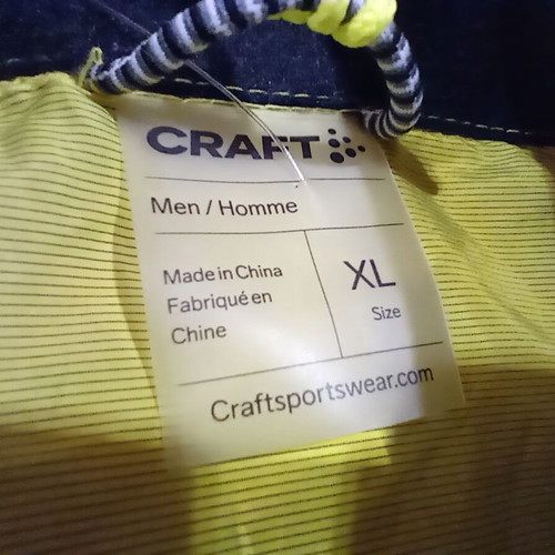 Craft Essence Wind Jacket XL new, light packable cycling windbreaker