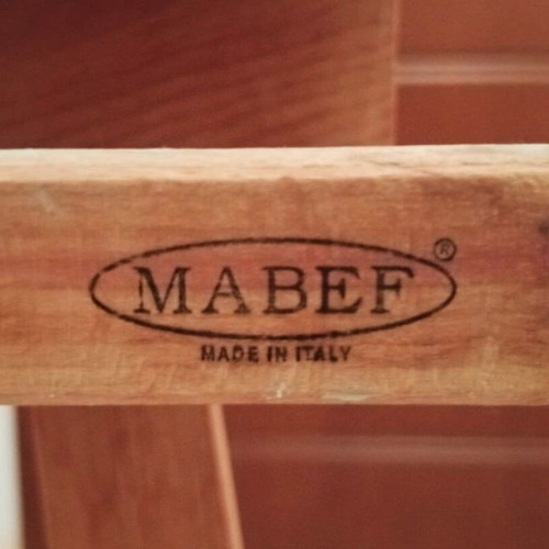 MABEF Large Lambda Easel, solid beech wood, Italian