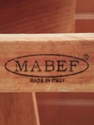 MABEF Large Lambda Easel, solid beech wood, Italian