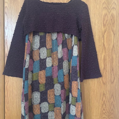 Two-piece dress used, size M