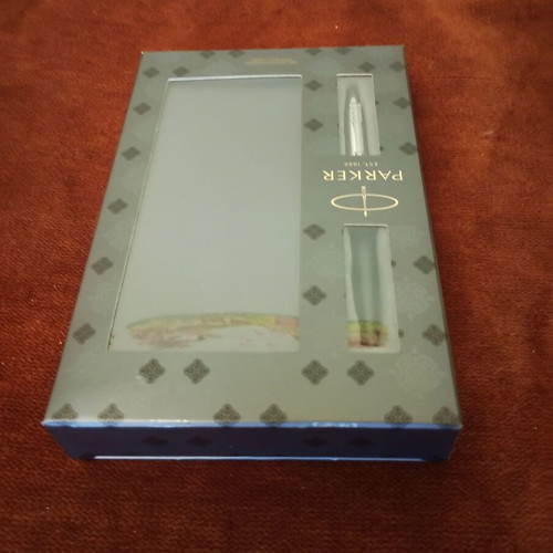 Parker Jotter pen set with notebook new