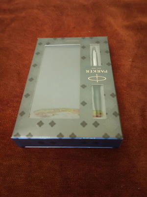 Parker Jotter pen set with notebook new