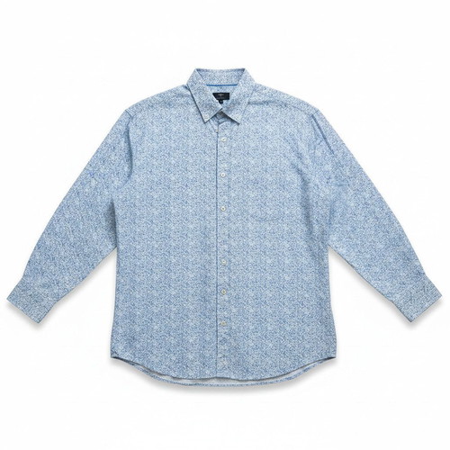 Fynch-Hatton floral print shirt size XL like new, blue